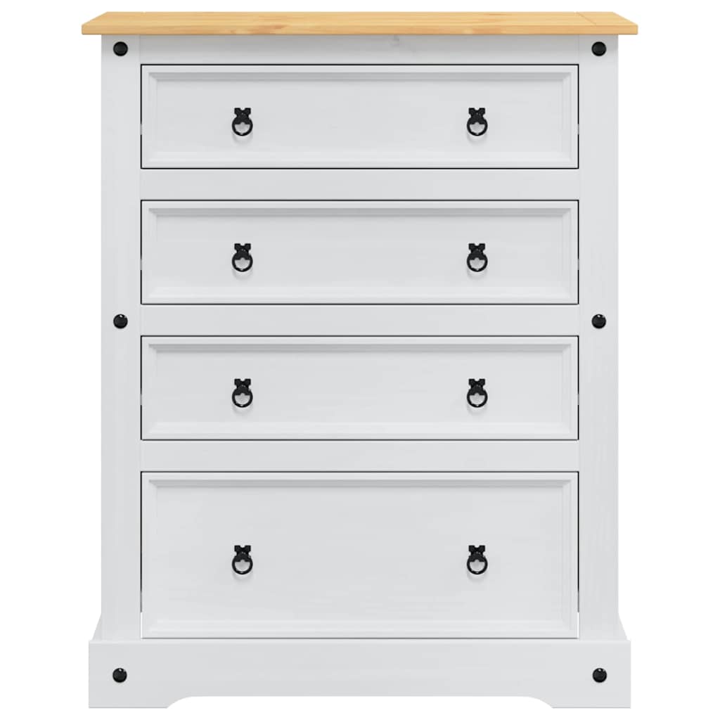 Cassapanche di stoccaggio Corona Bianco 92 x 48 x 114 cm | homemem39
