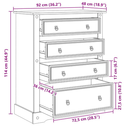 Cassapanche di stoccaggio Corona Bianco 92 x 48 x 114 cm | homemem39