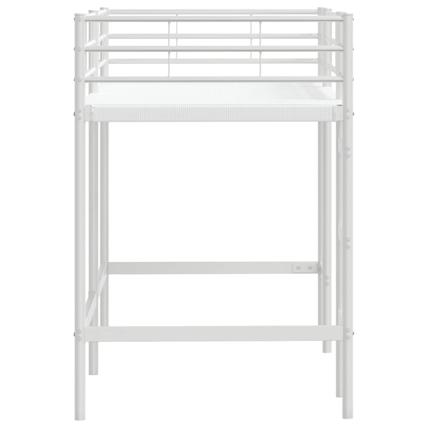 Struttura del letto loft per bambini Bianco 90 x 190 cm