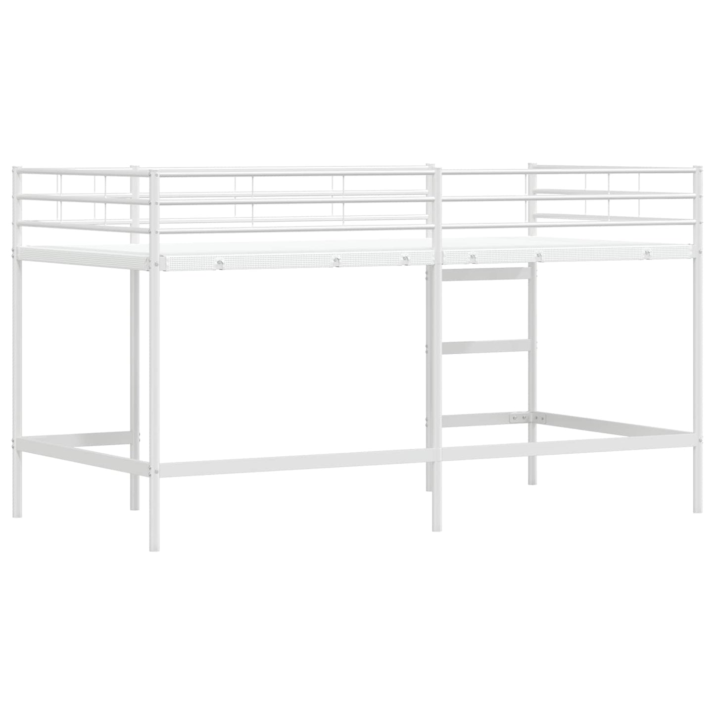 Struttura del letto loft per bambini Bianco 90 x 200 cm