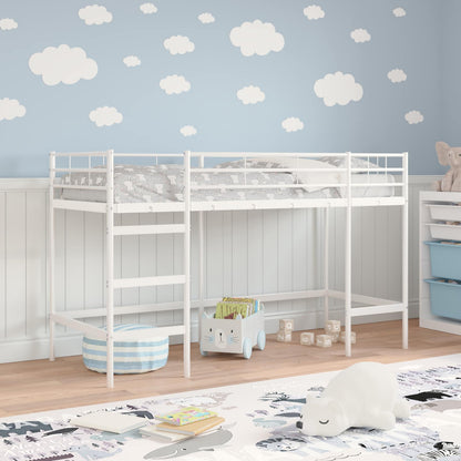 Struttura del letto loft per bambini Bianco 99,5 x 190 cm