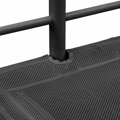 Letto loft per bambini con scivolo Nero e antracite 80 x 200 cm | homemem39