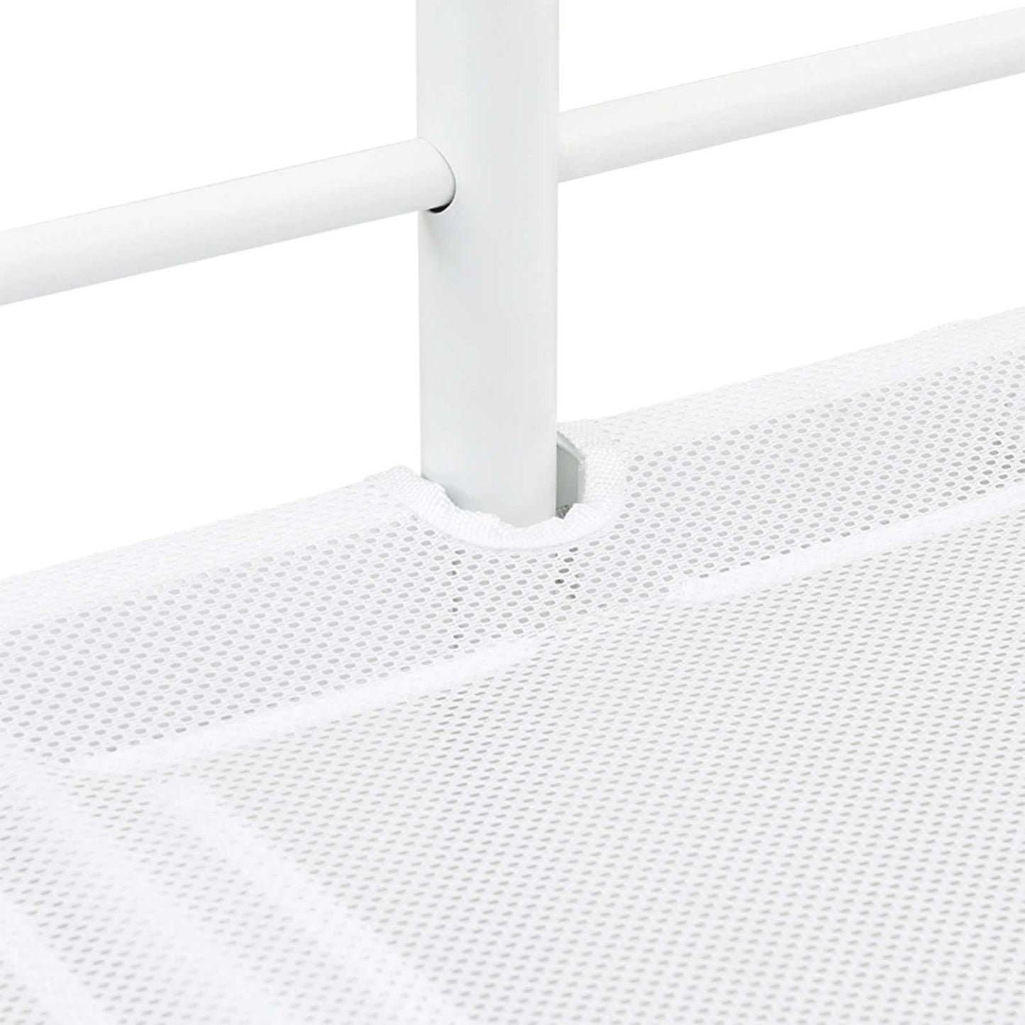 Letto loft per bambini con scivolo Bianco e Antracite | homemem39