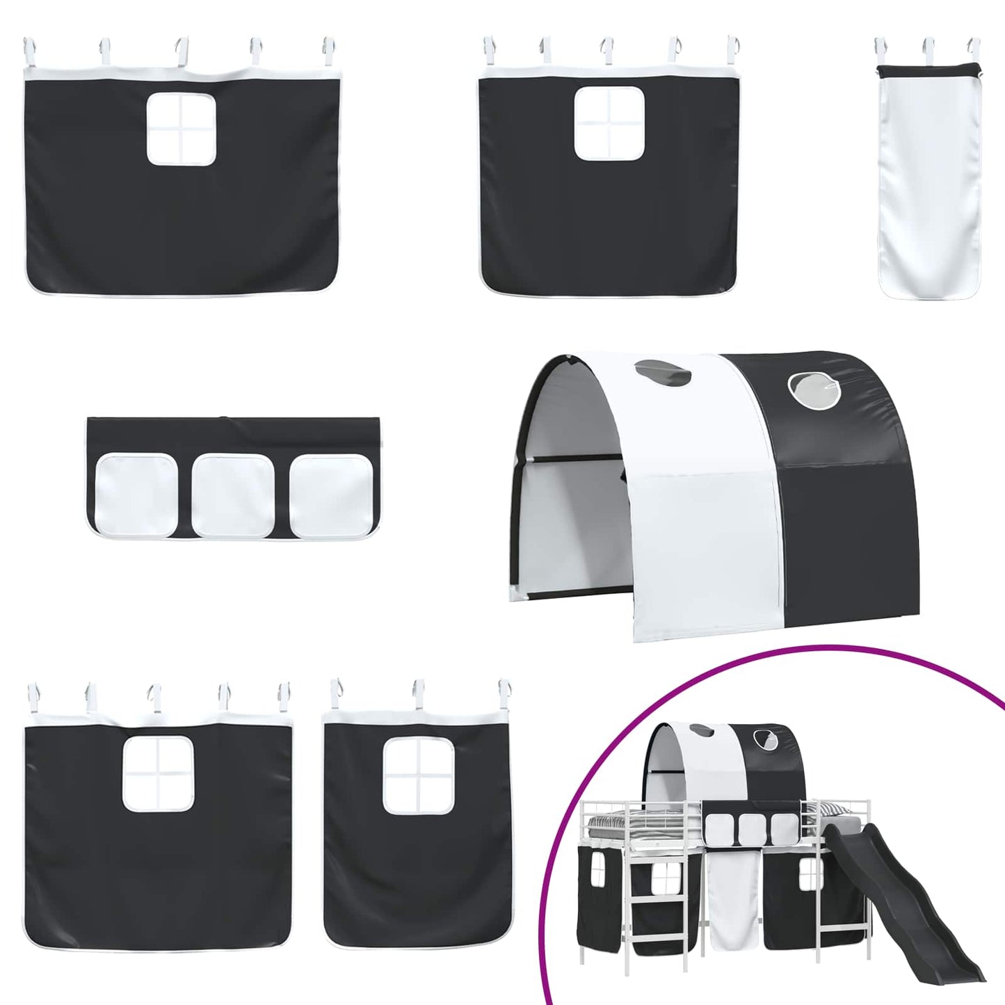 Bianco e Nero 99,5 x 190 cm