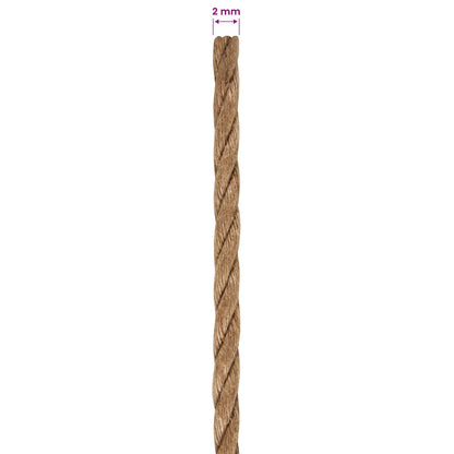 Spago in juta 2 pcs 100 m 2 Naturale 100% juta Tossa | homemem39