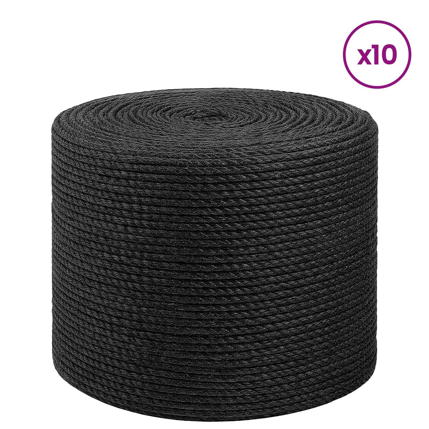 Spago in juta 10 pcs 2 Nero 100% juta Tossa | homemem39