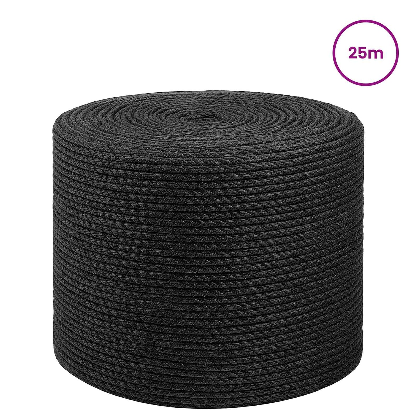 Corda di Juta 8 Nero 100% juta Tossa | homemem39