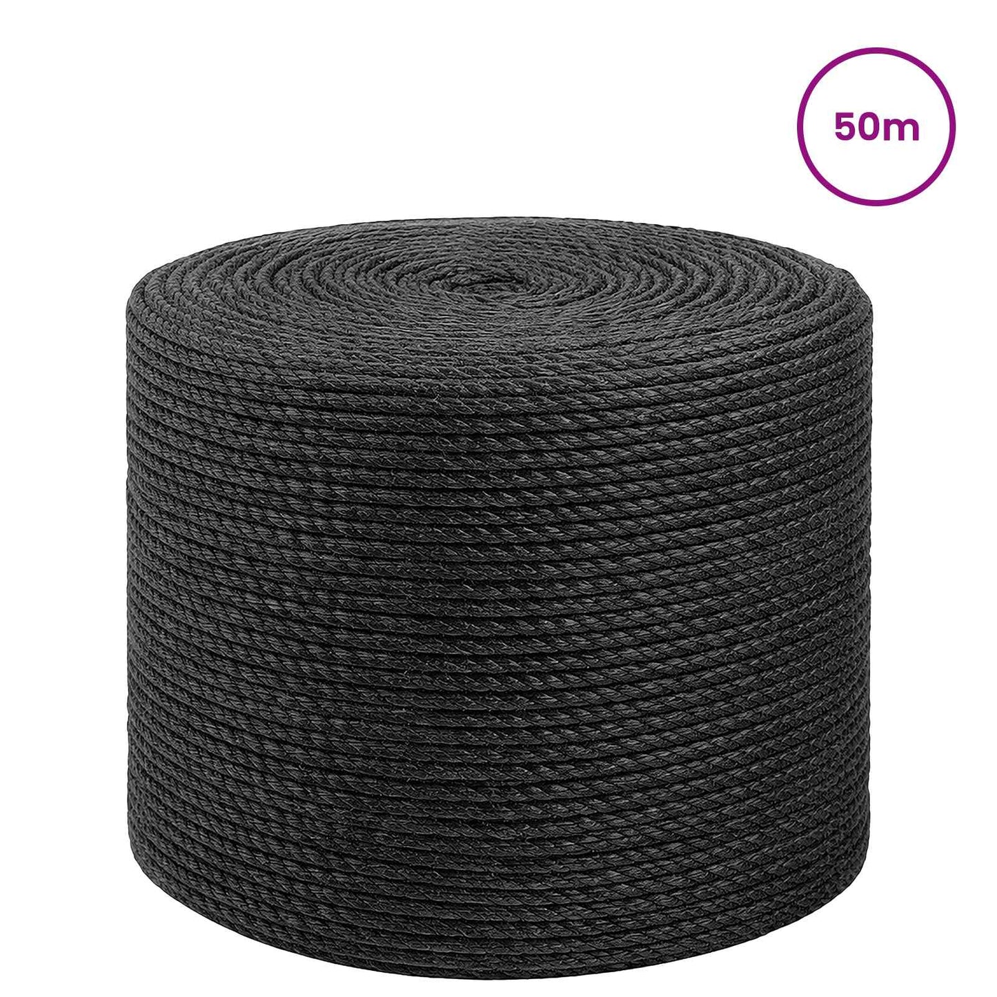 Corda di Juta 8 Nero 100% juta Tossa | homemem39