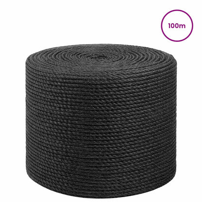 Corda di Juta 8 Nero 100% juta Tossa | homemem39