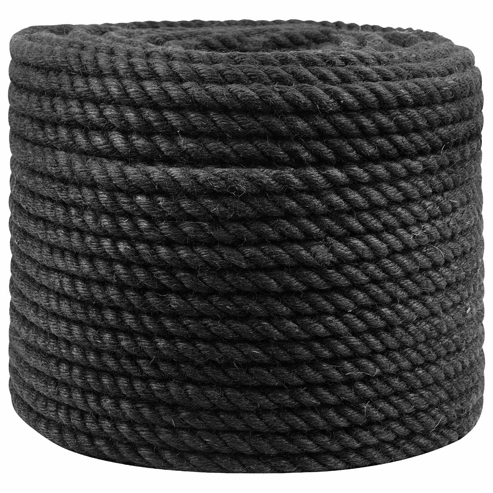Corda di Juta 12 Nero 100% juta Tossa | homemem39