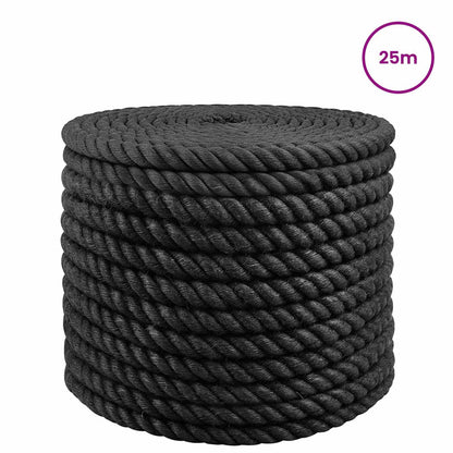 Corda di Juta 16 Nero 100% juta Tossa