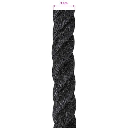 Corda di Juta 20 Nero 100% juta Tossa | homemem39