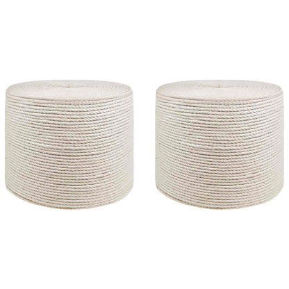 Spago in juta 2 pcs 2 Bianco 100% juta Tossa | homemem39