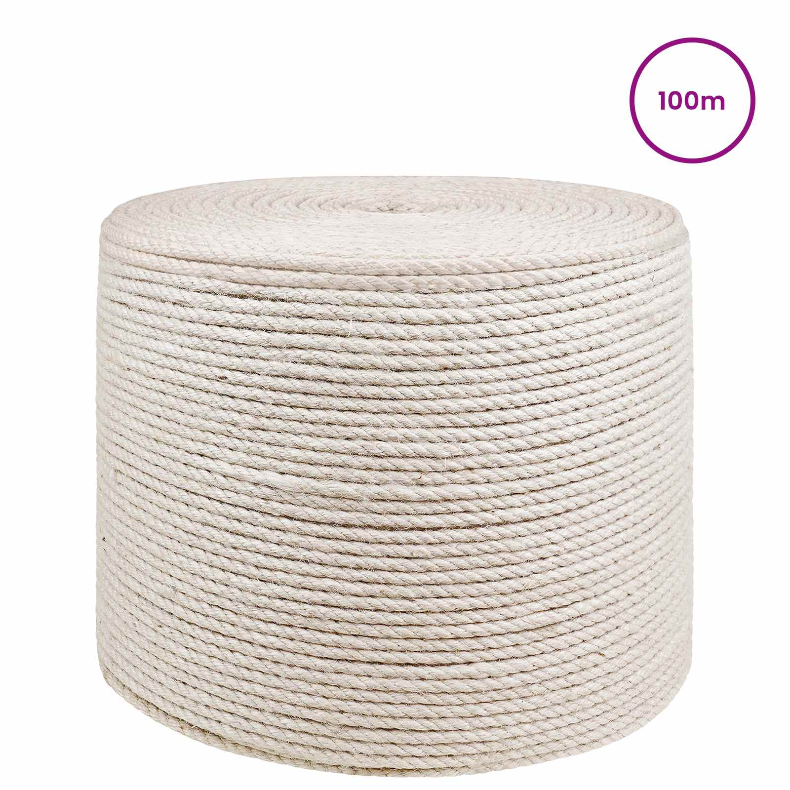 Spago in juta 10 pcs 2 Bianco 100% juta Tossa | homemem39