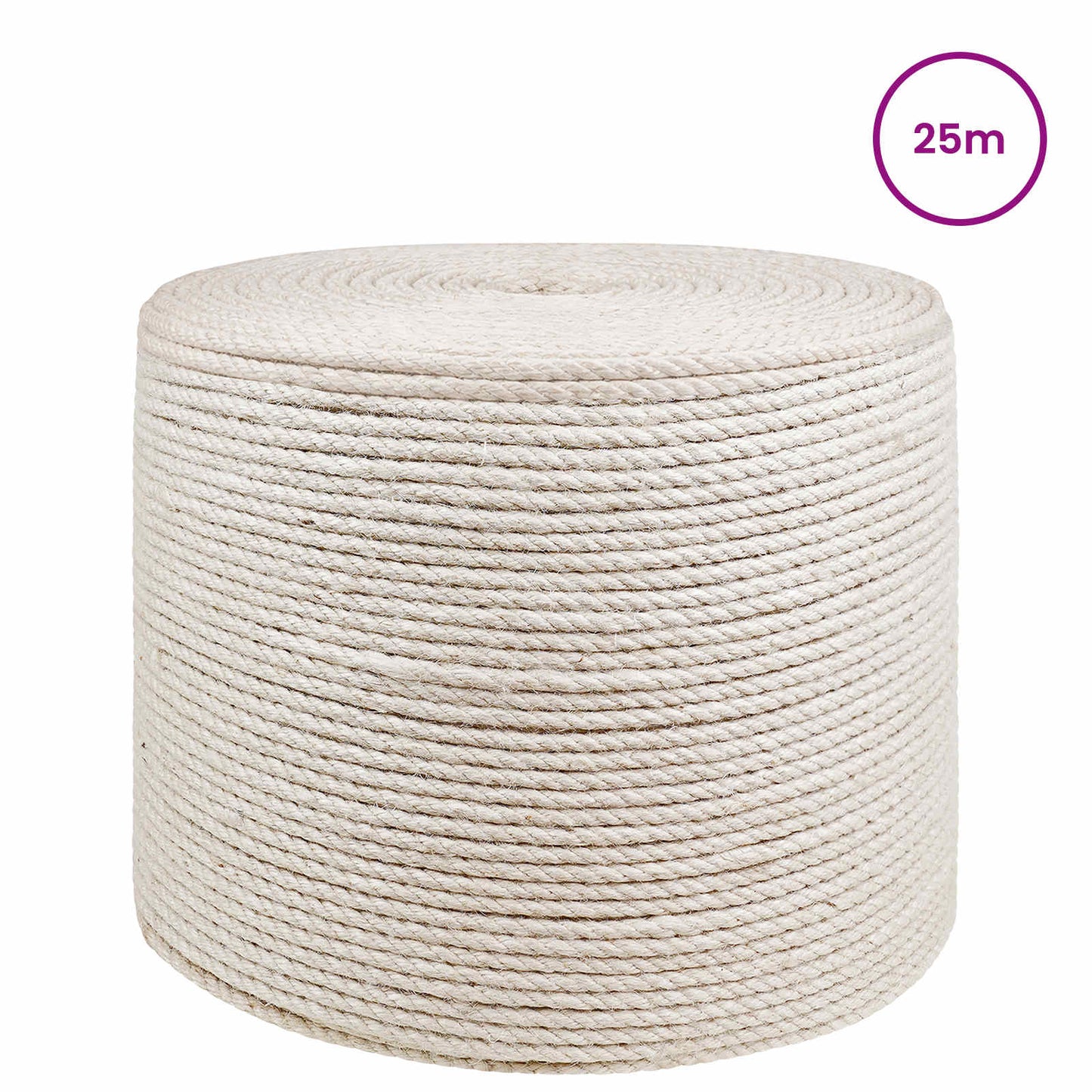 Corda di Juta 6 Bianco 100% juta Tossa | homemem39