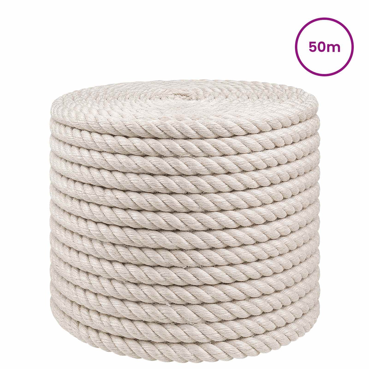 Corda di Juta 10 Bianco 100% juta Tossa | homemem39