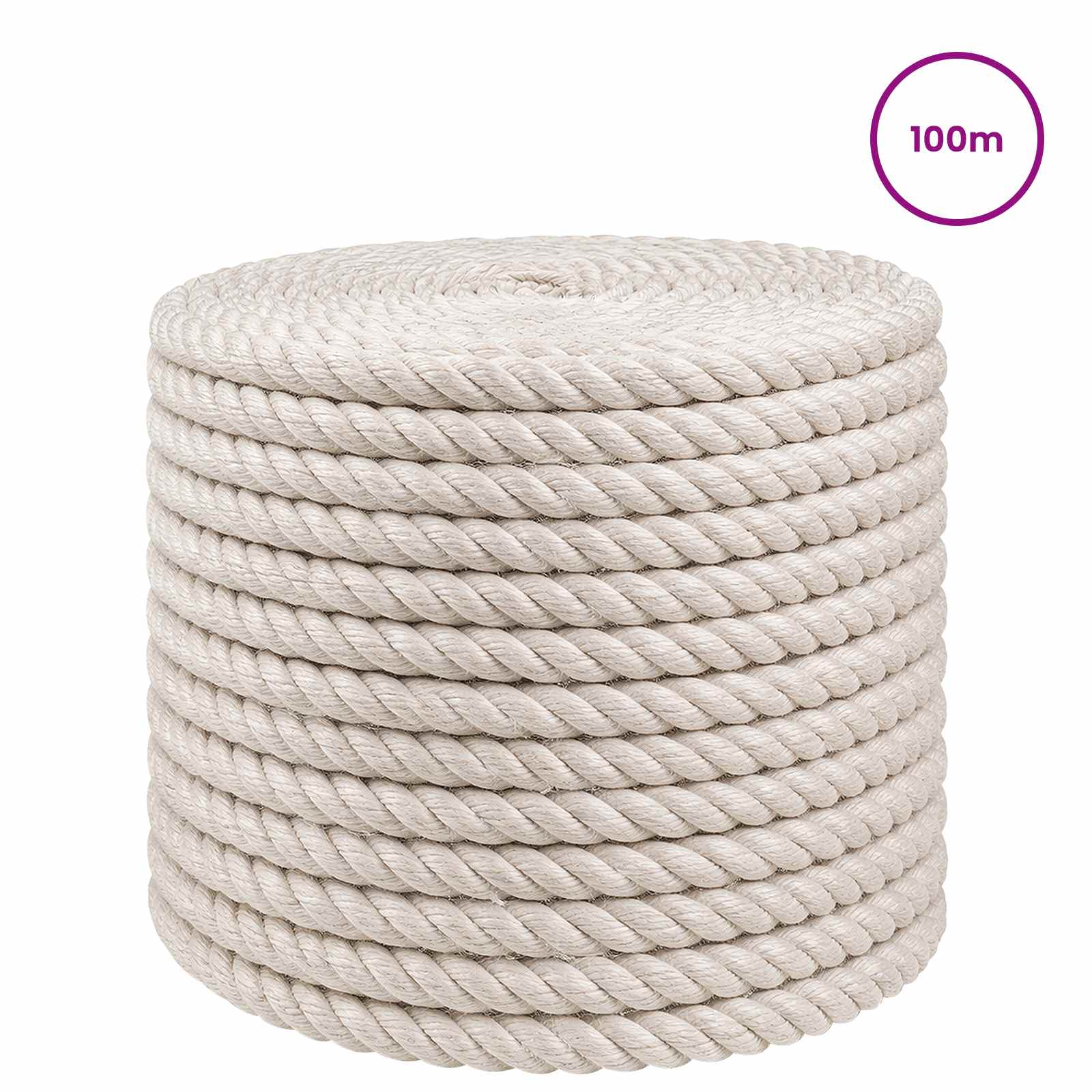 Corda di Juta 10 Bianco 100% juta Tossa | homemem39