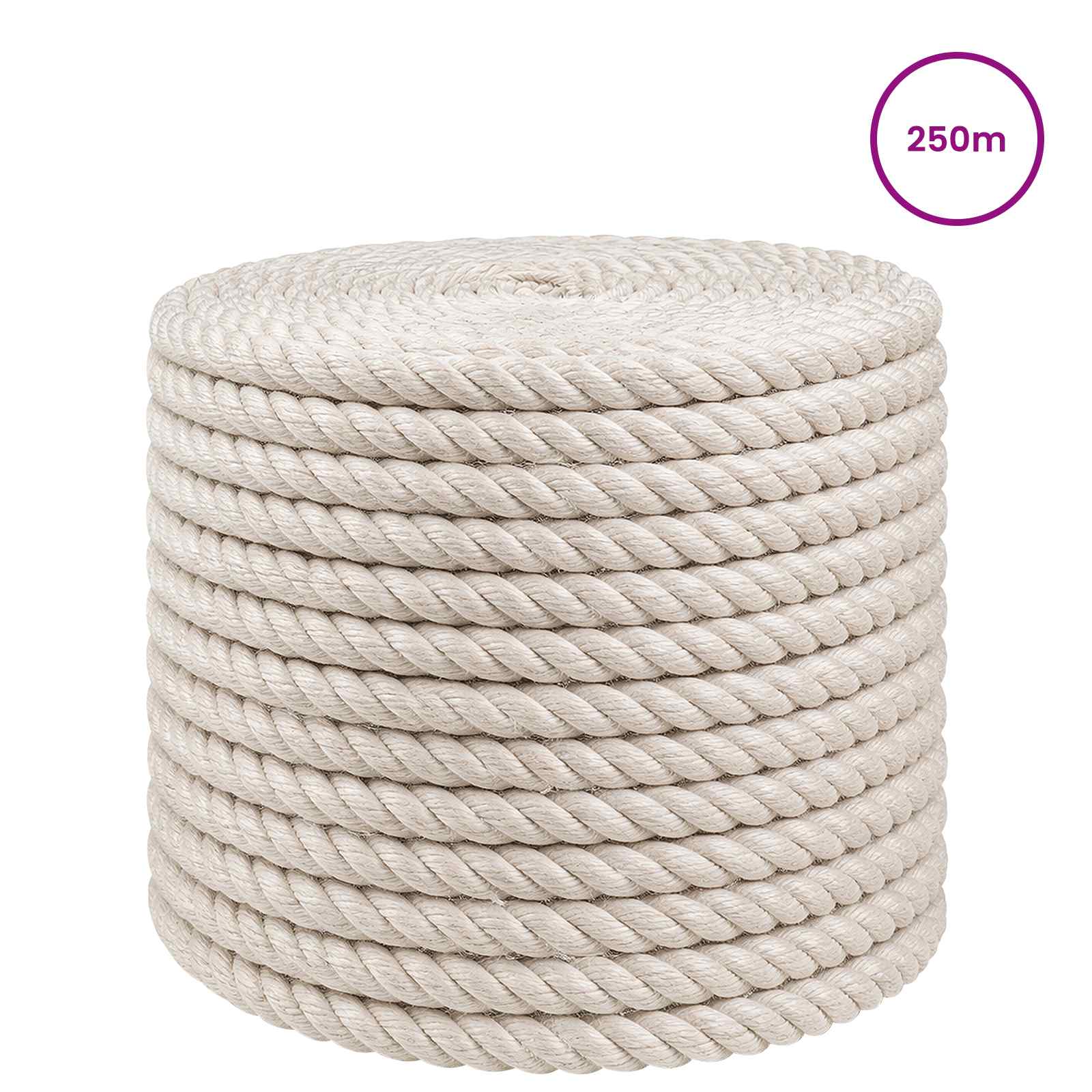 Corda di Juta 12 Bianco 100% juta Tossa | homemem39