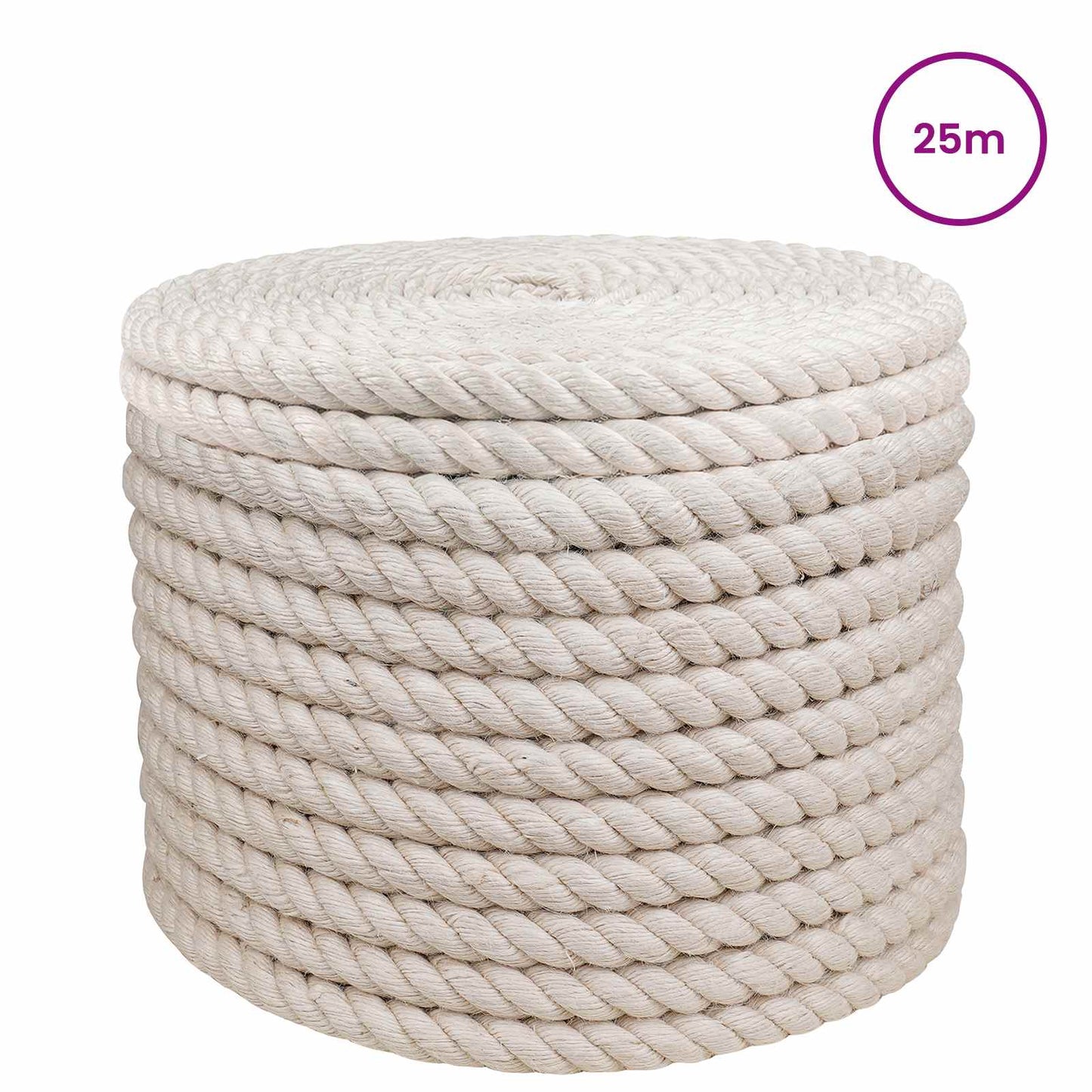 Corda di Juta 16 Bianco 100% juta Tossa