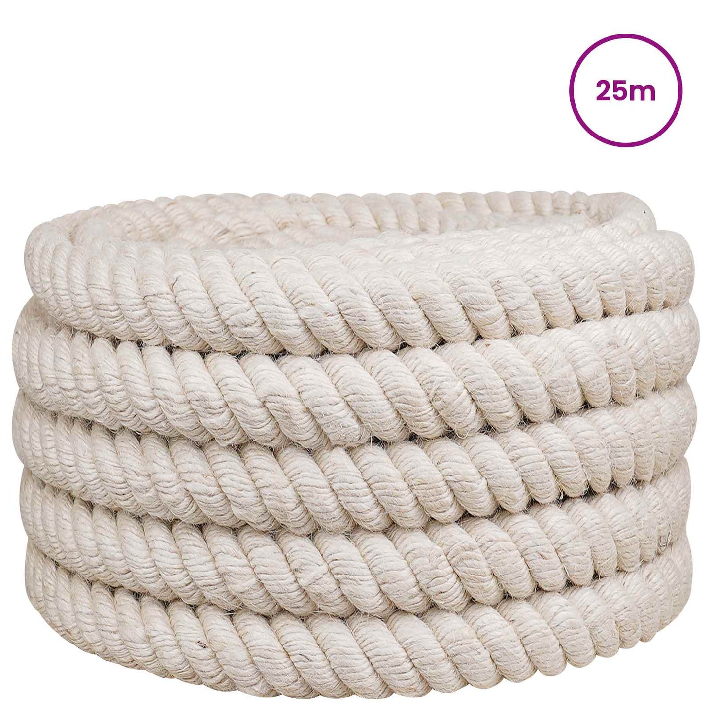 Corda di Juta 36 Bianco 100% juta Tossa | homemem39