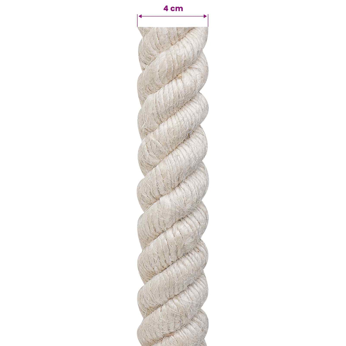 Corda di Juta 40 Bianco 100% juta Tossa | homemem39