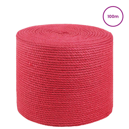 Corda di Juta Rosso 100% juta Tossa | homemem39