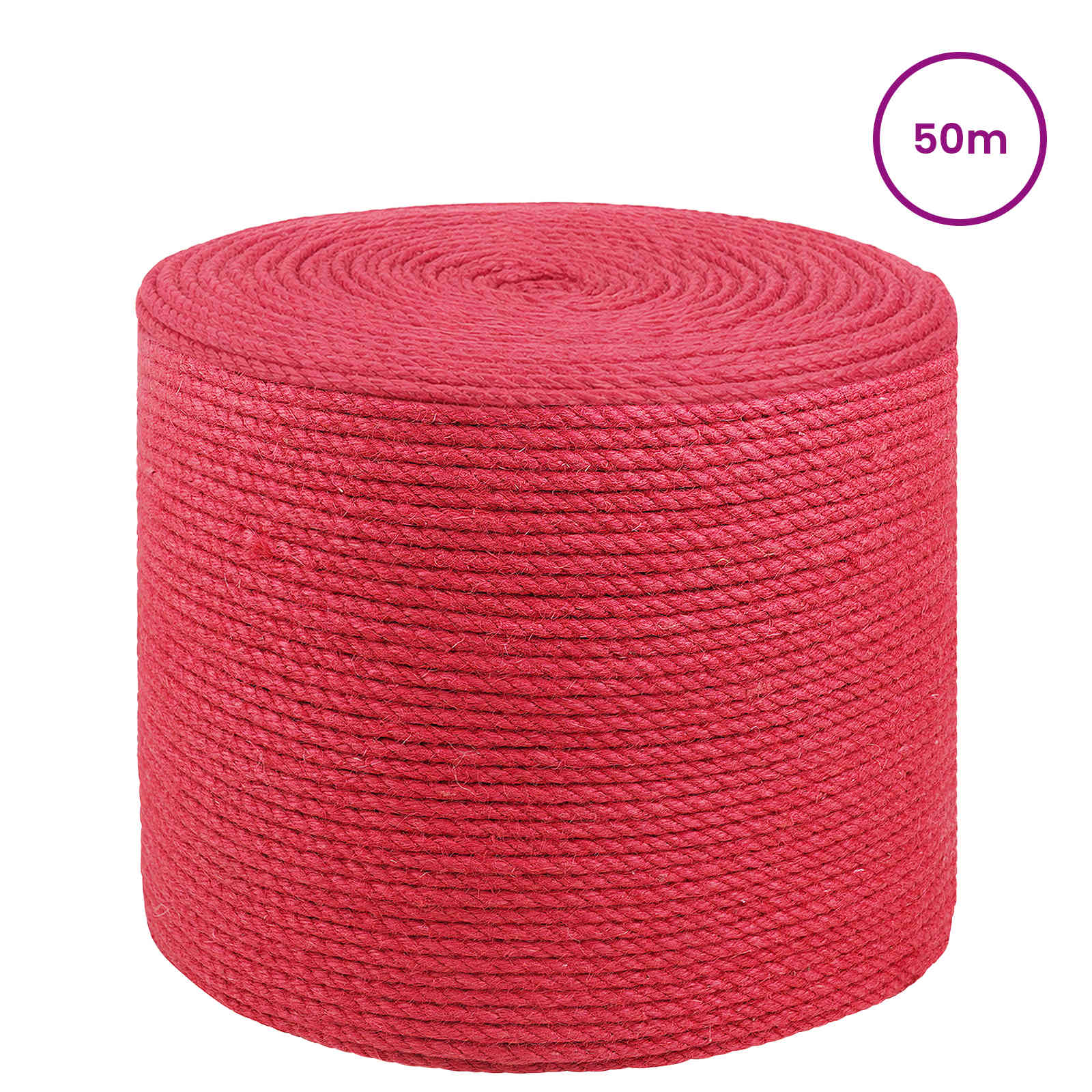 Corda di Juta Rosso 100% juta Tossa | homemem39