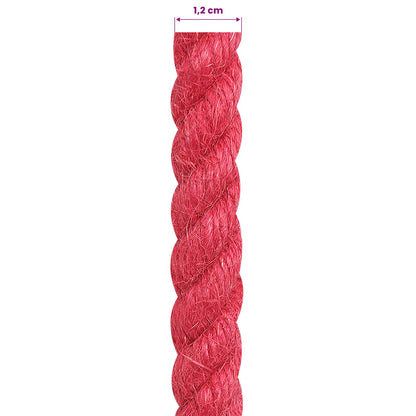 Corda di Juta Rosso 100% juta Tossa