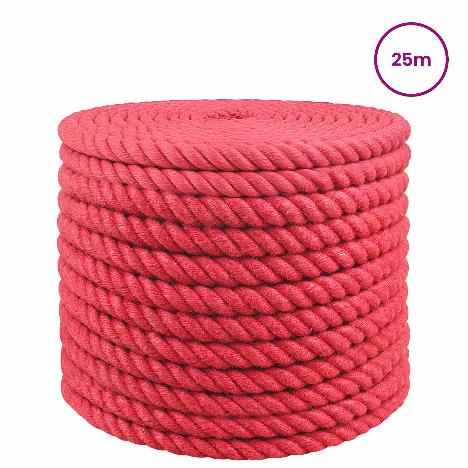 Corda di Juta Rosso 100% juta Tossa | homemem39