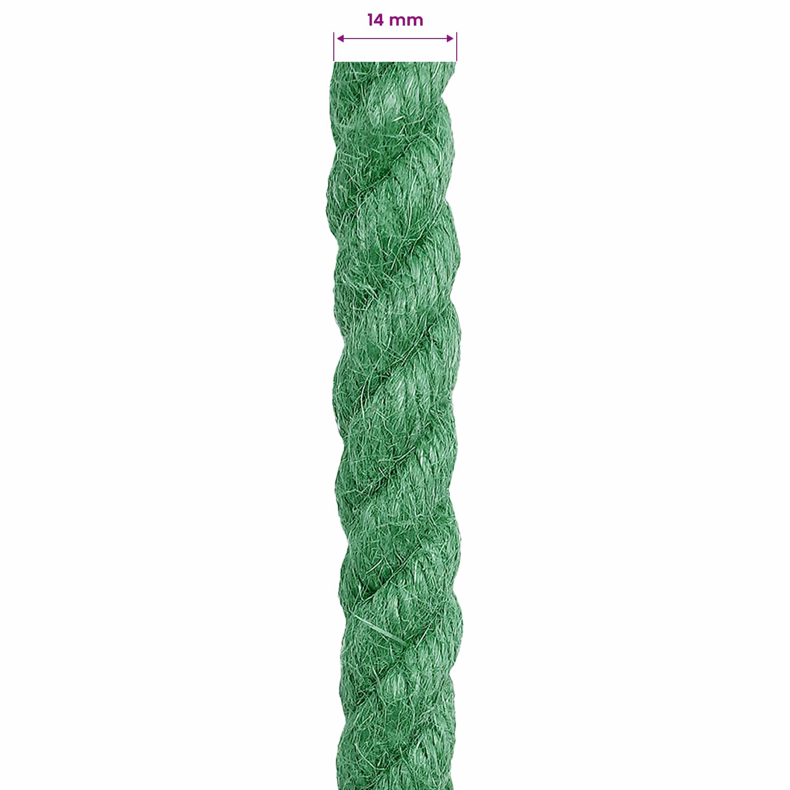 Corda di Juta Verde 100% juta Tossa | homemem39