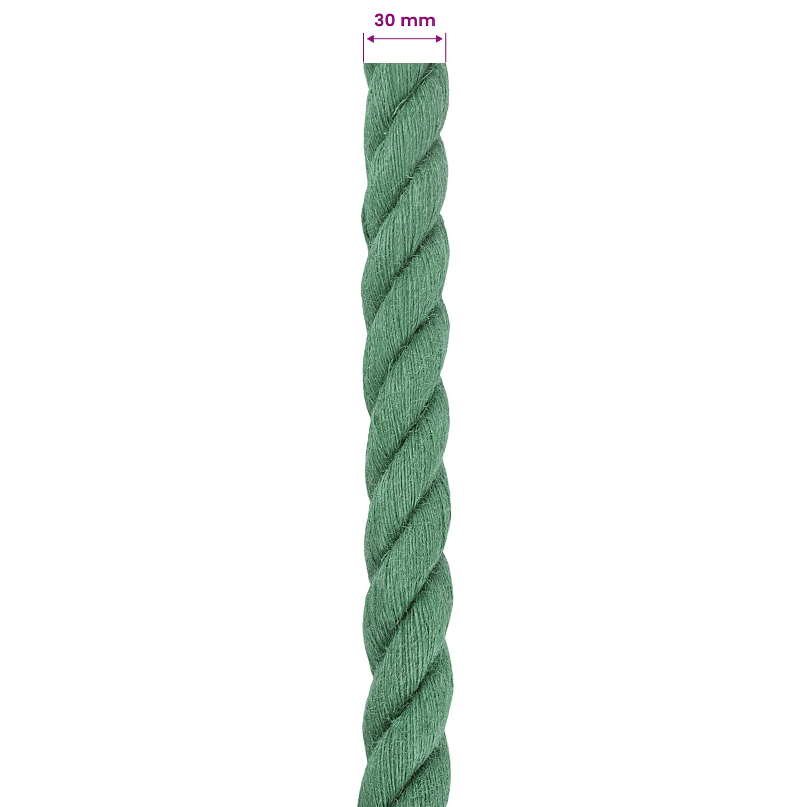 Corda di Juta Verde 100% juta Tossa | homemem39