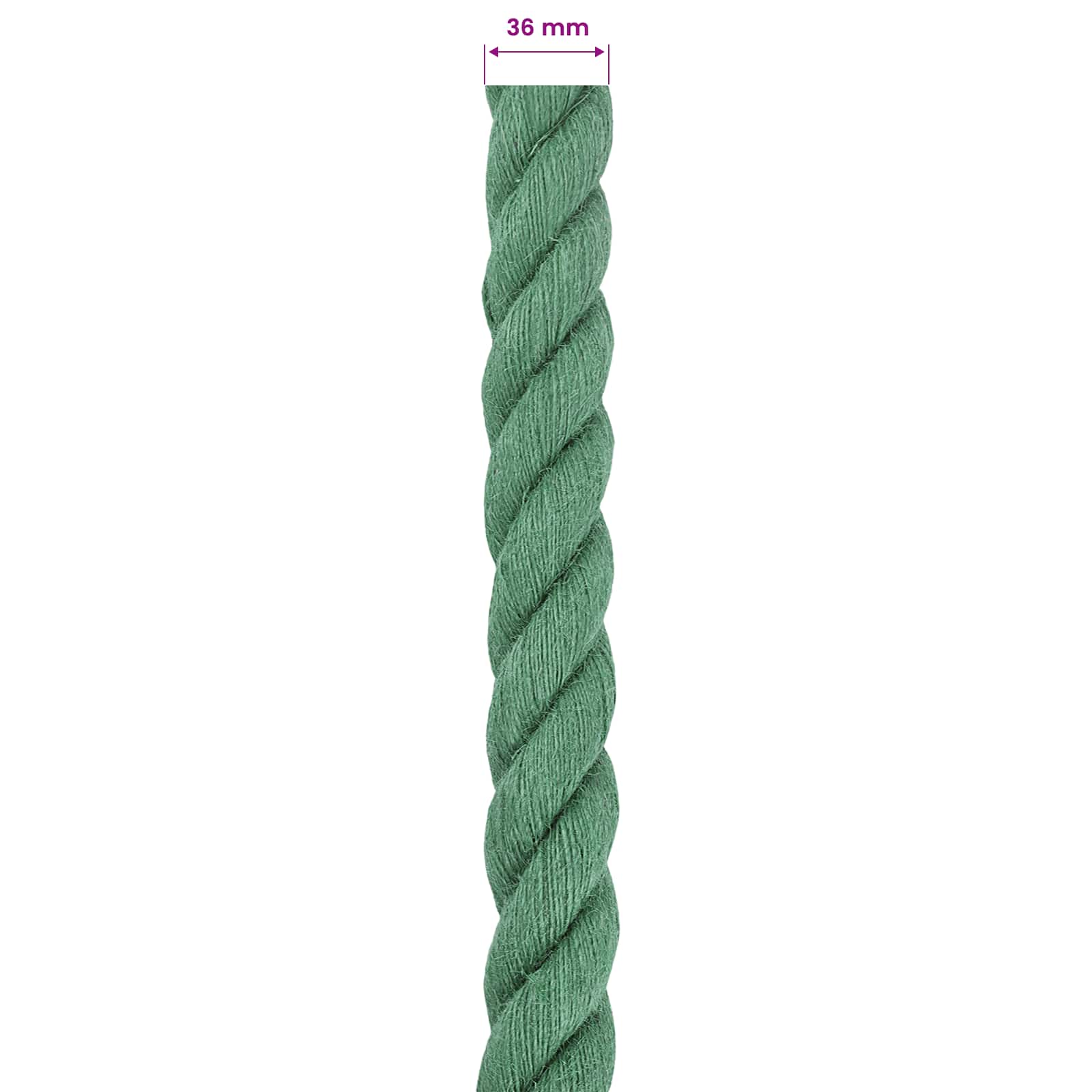 Corda di Juta Verde 100% juta Tossa | homemem39