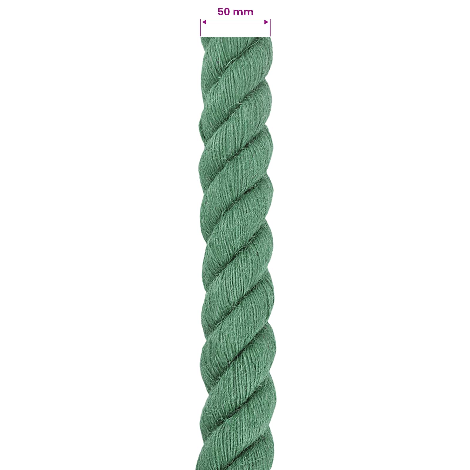 Corda di Juta Verde 100% juta Tossa | homemem39