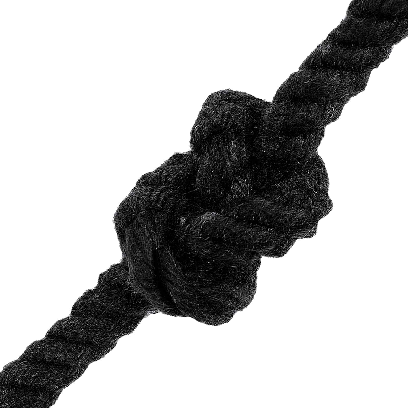 Corda Nero 0,8 x 0,8 x 50000 cm Cotone | homemem39