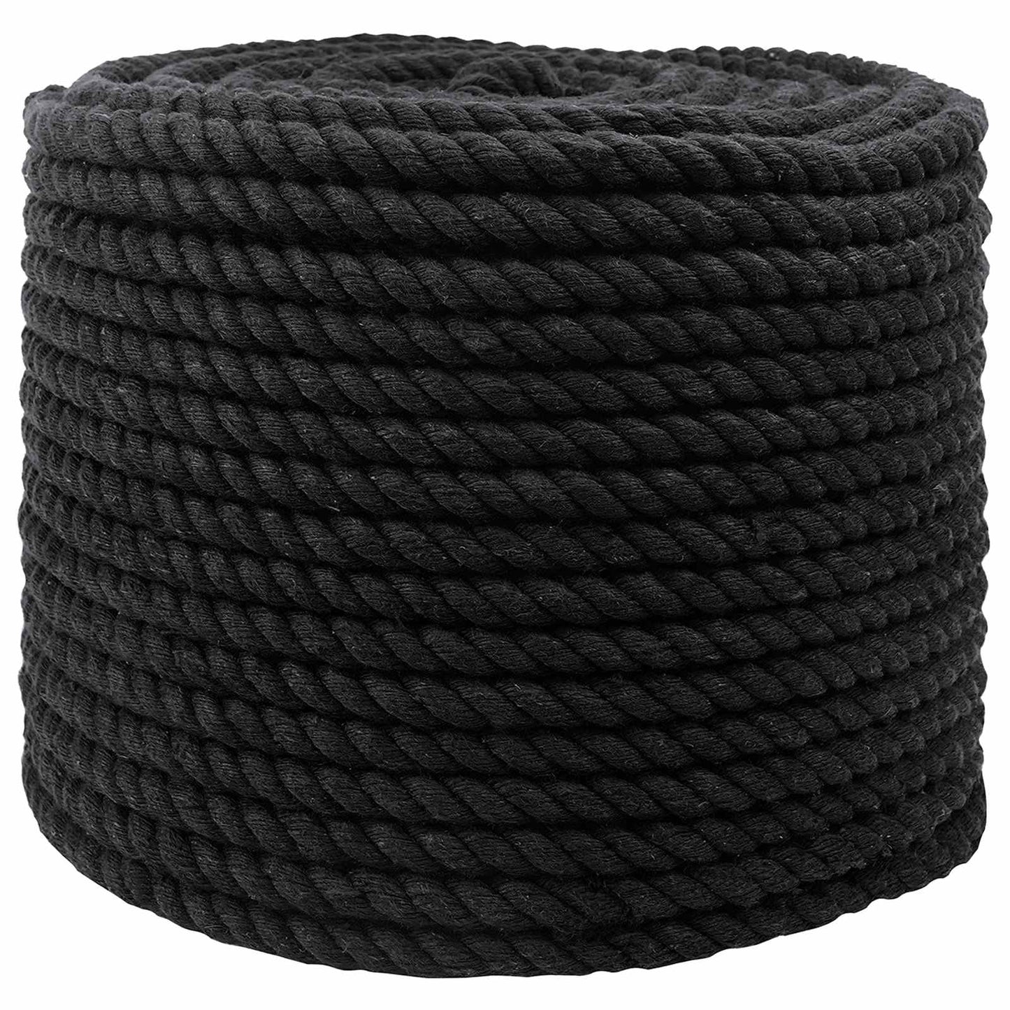 Corda Nero 1,4 x 1,4 x 25000 cm Cotone | homemem39