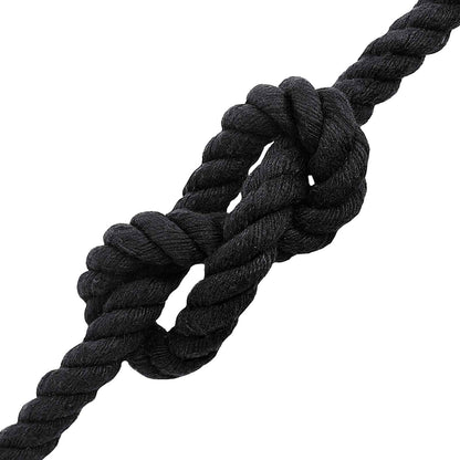 Corda Nero 1,6 x 1,6 x 5000 cm Cotone
