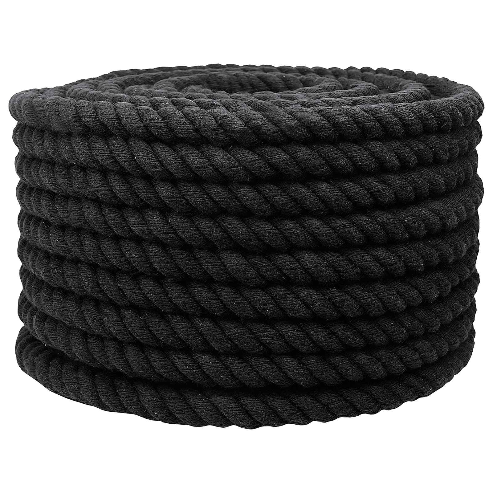 Corda Nero 2 x 2 x 5000 cm Cotone | homemem39