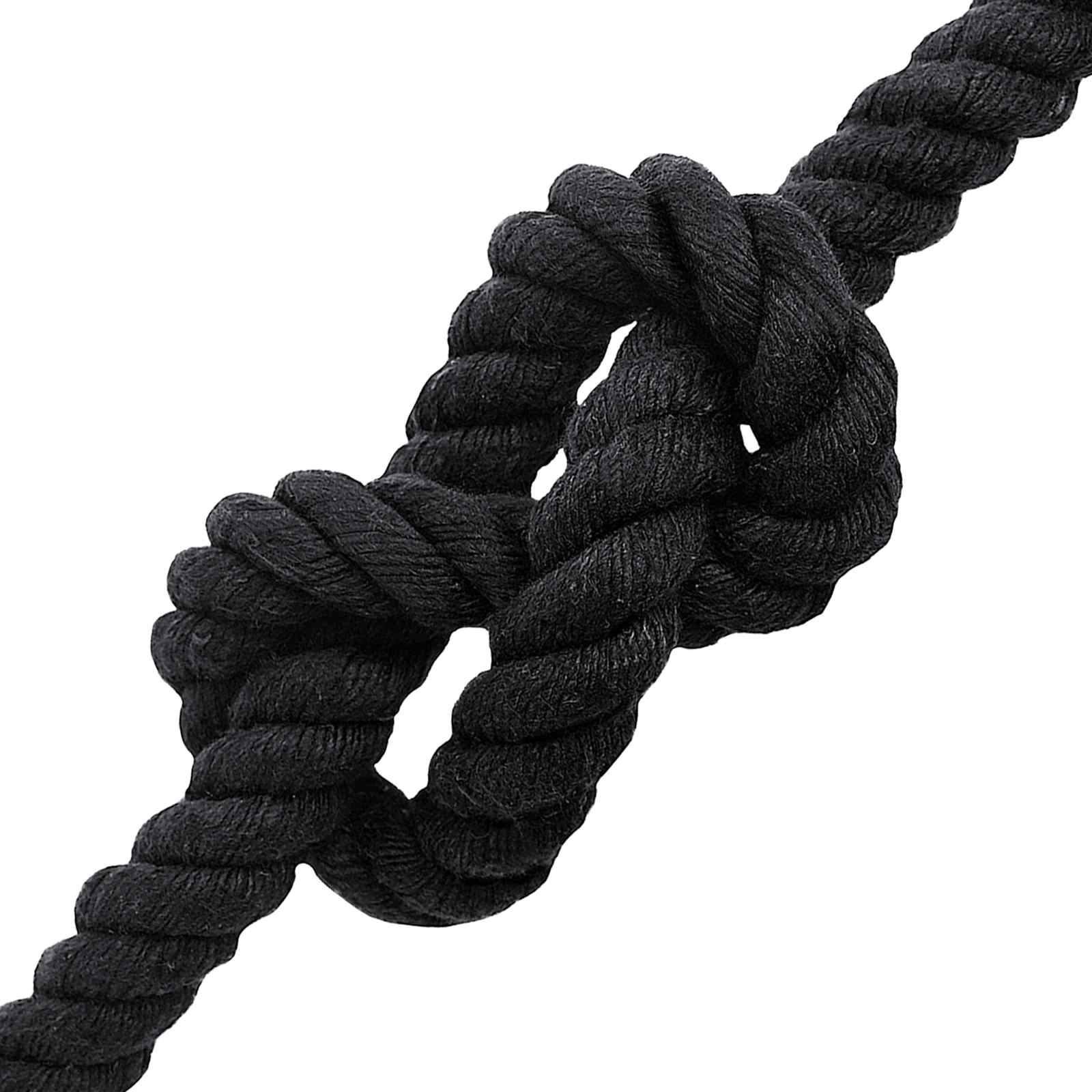 Corda Nero 2,4 x 2,4 x 2500 cm Cotone | homemem39