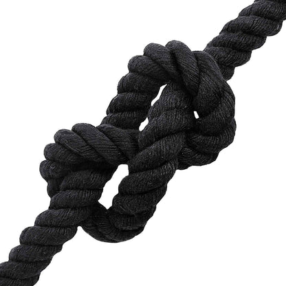 Corda Nero 2,4 x 2,4 x 5000 cm Cotone | homemem39