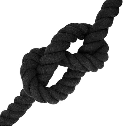 Corda Nero 3,6 x 3,6 x 1000 cm Cotone | homemem39