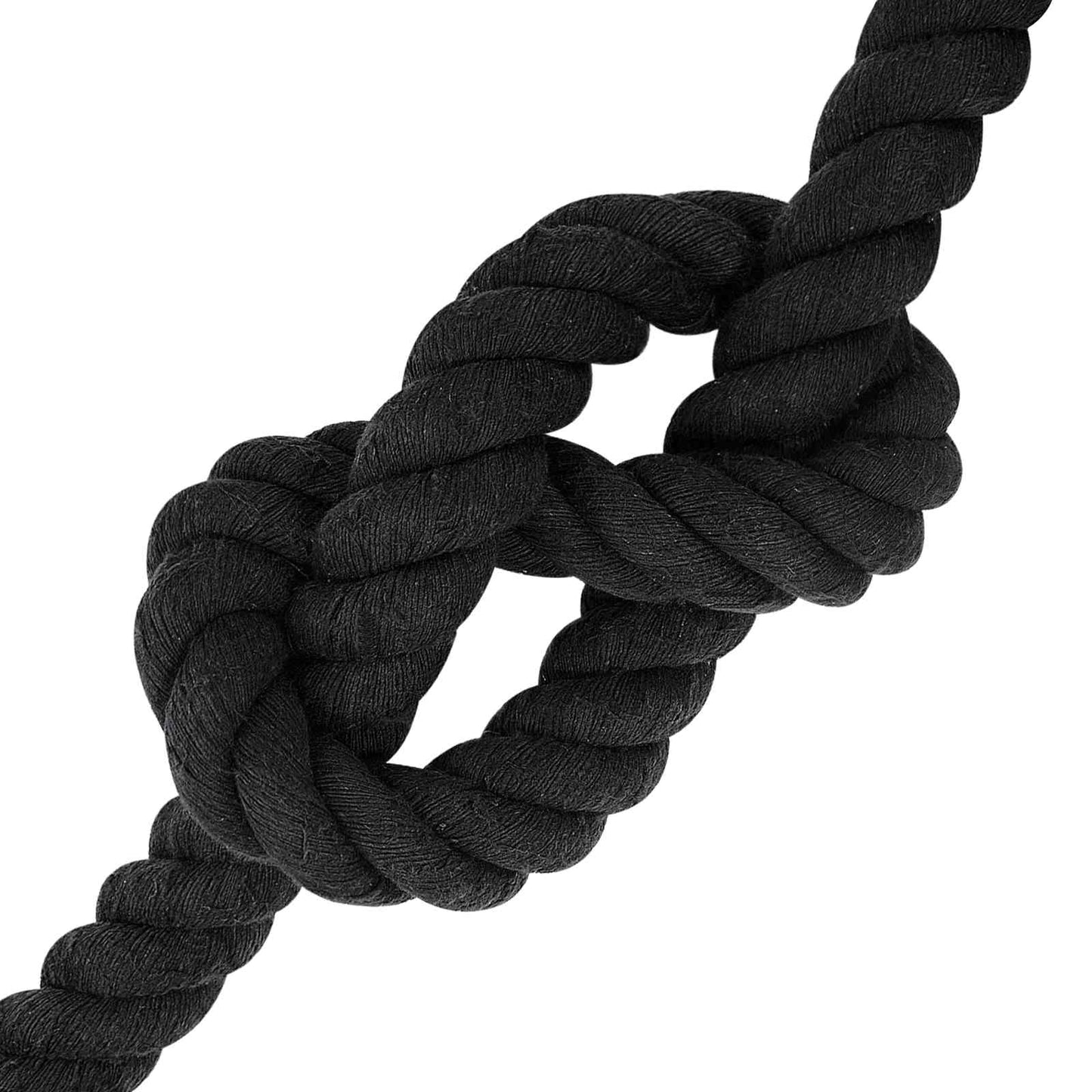 Corda Nero 4 x 4 x 500 cm Cotone | homemem39