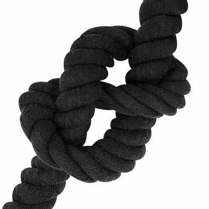 Corda Nero 6 x 6 x 1000 cm Cotone | homemem39