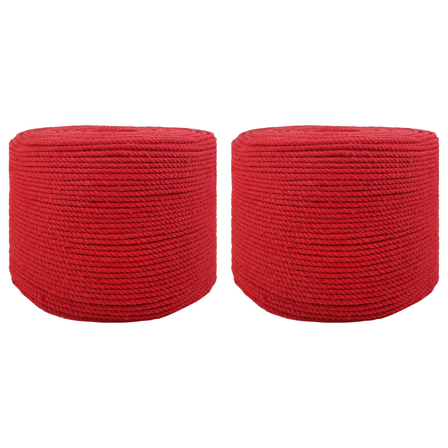 Corda 2 pcs Rosso Cotone | homemem39