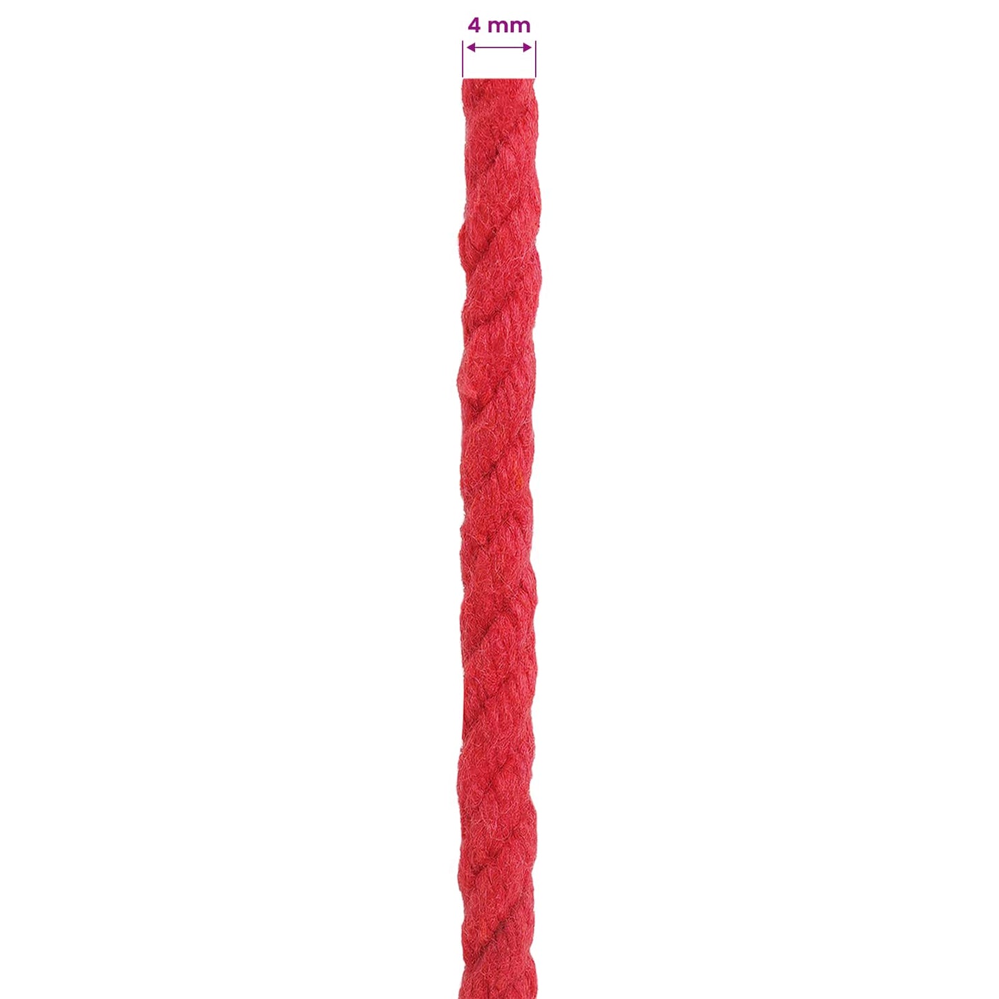 Corda Rosso 0,4 x 0,4 x 25000 cm Cotone | homemem39