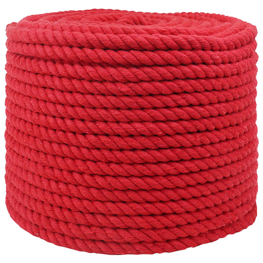 Corda Rosso 1,2 x 1,2 x 2500 cm Cotone | homemem39