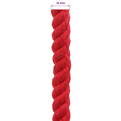 Corda Rosso 1,4 x 1,4 x 2500 cm Cotone | homemem39