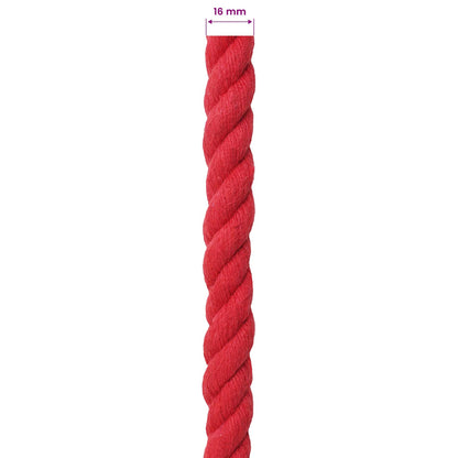Corda Rosso 1,6 x 1,6 x 10000 cm Cotone | homemem39