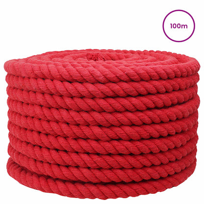 Corda Rosso 1,6 x 1,6 x 10000 cm Cotone | homemem39