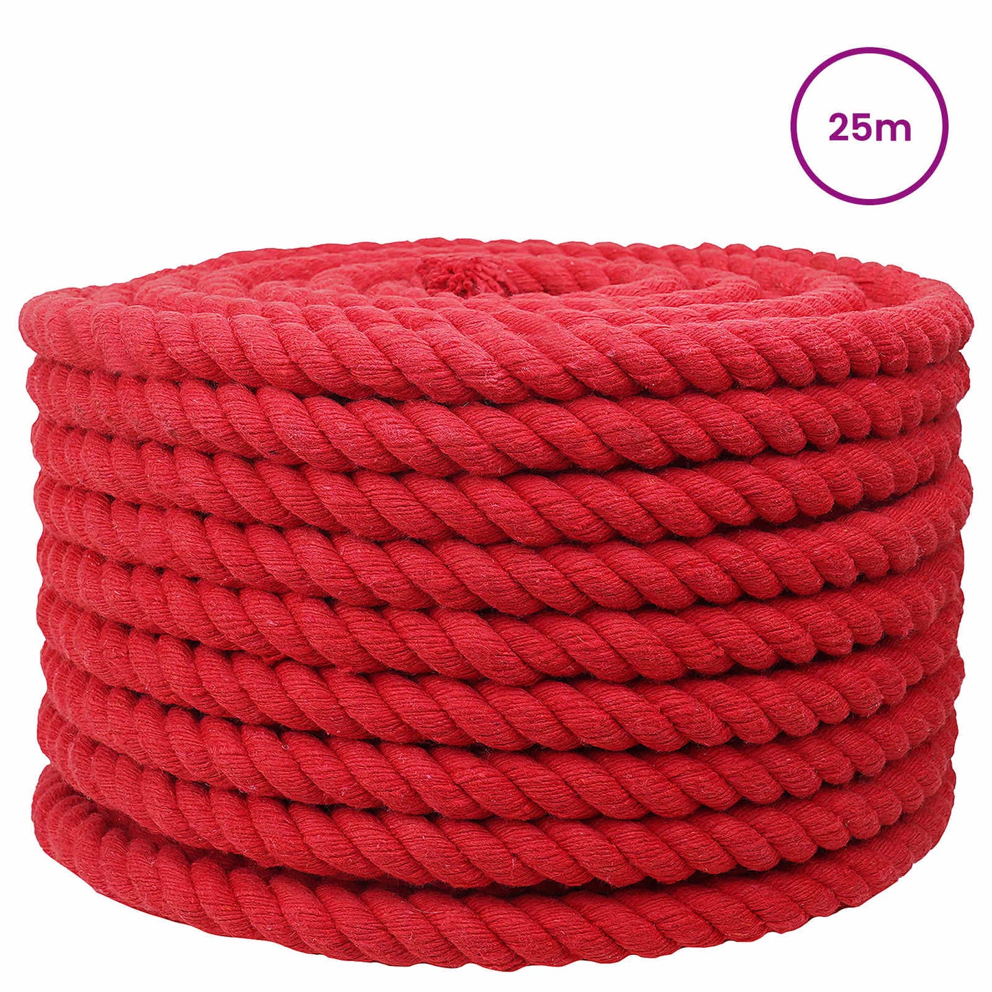 Corda Rosso 2 x 2 x 2500 cm Cotone | homemem39
