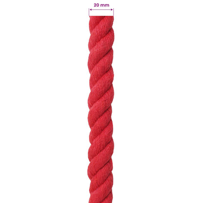 Corda Rosso 2 x 2 x 10000 cm Cotone | homemem39